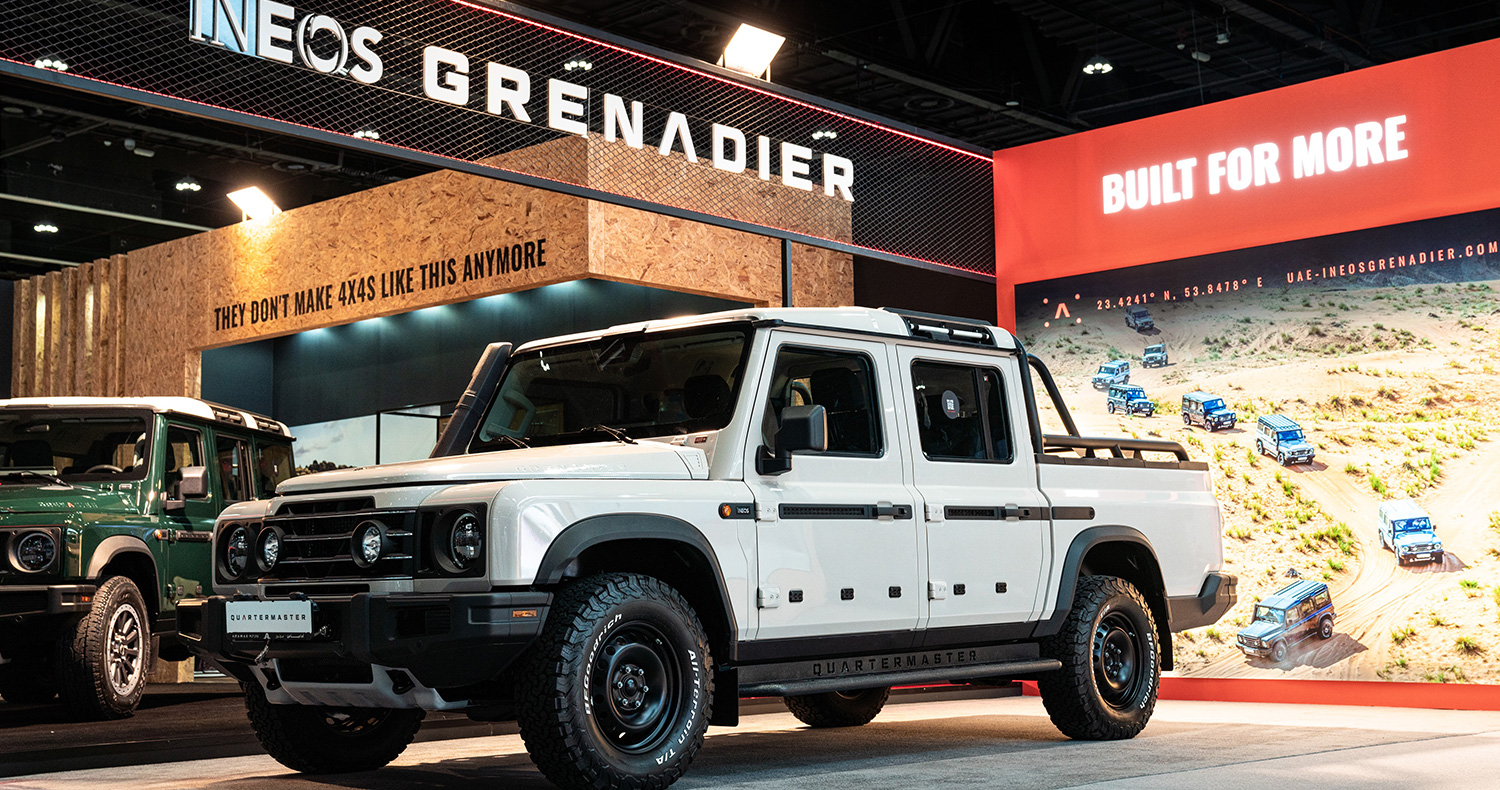 All-New INEOS Grenadier Quartermaster Makes its Public Debut in the UAE at ADIHEX 2024